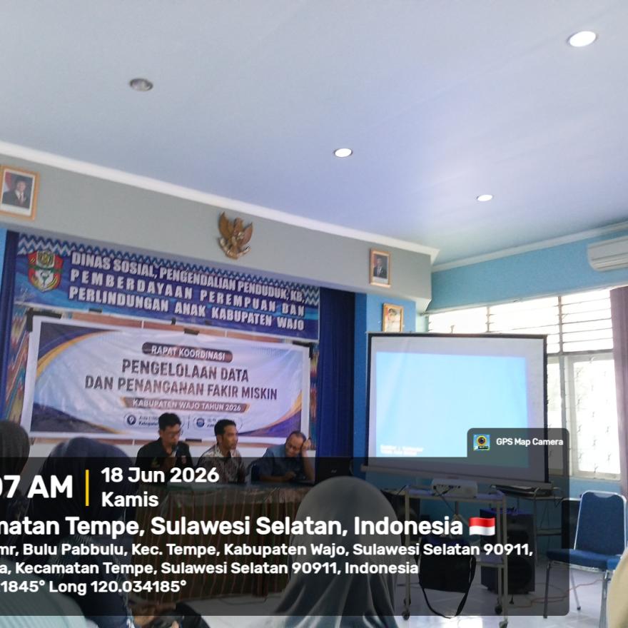 Perkuat Akurasi Data, Pemkab Wajo Gelar Rapat Koordinasi Penanganan Fakir Miskin Tahun 2026